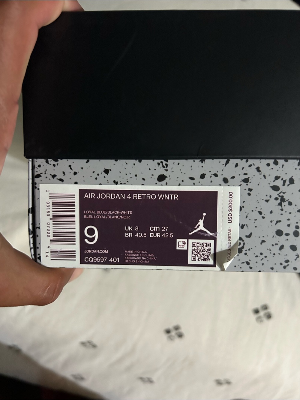 Jordan Air Jordan 4 Retro WNTR - Loyal Blue / Black / White